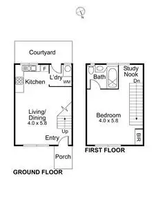 Floorplan of Homely unit listing, 9/11 George Street, Reservoir VIC 3073