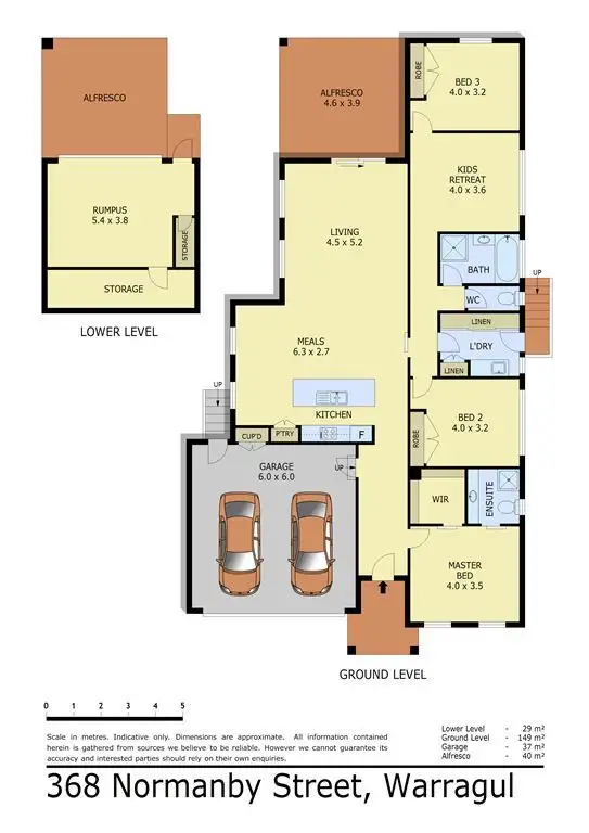Floorplan of Homely house listing, 368 Normanby Street, Warragul VIC 3820