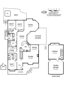 Floorplan of Homely house listing, 53 Nangathan Way, Croydon North VIC 3136