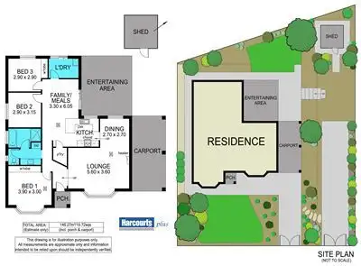 Floorplan of Homely house listing, 42 Perry Barr Road, Hallett Cove SA 5158