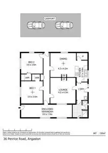 Floorplan of Homely house listing, 36 Penrice Road, Angaston SA 5353