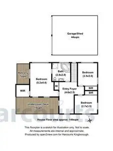 Floorplan of Homely house listing, 10 Lawless Road, Margate TAS 7054