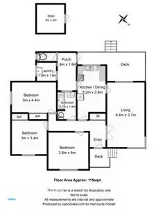 Floorplan of Homely house listing, 5 South Arm Road, Rokeby TAS 7019