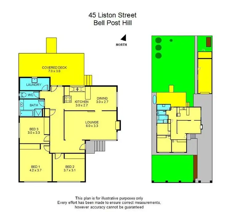 Floorplan of Homely house listing, 45 Liston Street, Bell Post Hill VIC 3215