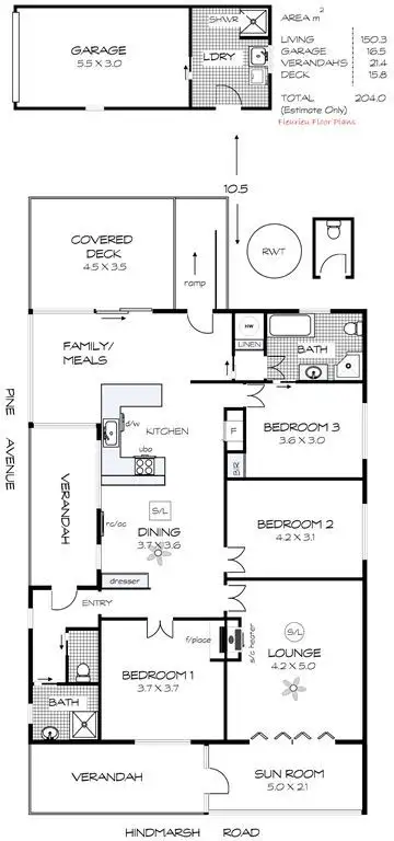 Floorplan of Homely house listing, 131 Hindmarsh Road, Victor Harbor SA 5211