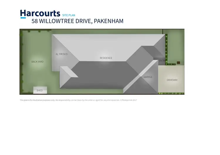 Floorplan of Homely house listing, 58 Willowtree Drive, Pakenham VIC 3810