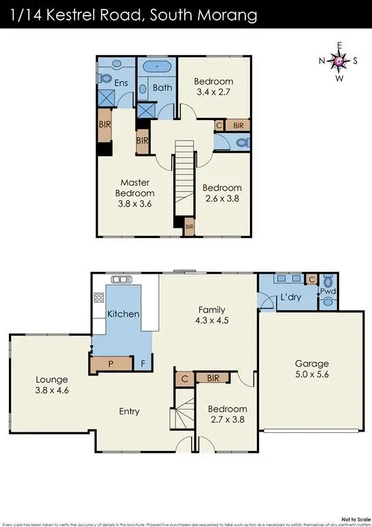 Floorplan of Homely house listing, 1/14 Kestrel Road, South Morang VIC 3752