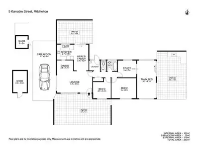 Floorplan of Homely house listing, 5 Karrabin Street, Mitchelton QLD