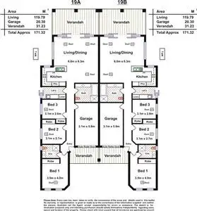Floorplan of Homely house listing, 19A Glenburnie Avenue, Northfield SA 5085