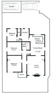 Floorplan of Homely house listing, 12 Stone Street, Woodville North SA 5012