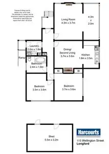 Floorplan of Homely house listing, 115 Wellington Street, Longford TAS