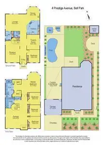Floorplan of Homely house listing, 4 Prestige Avenue, Bell Park VIC 3215