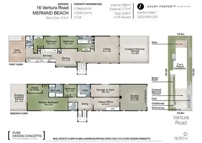 Floorplan of Homely house listing, 16 Ventura Road, Mermaid Beach QLD 4218