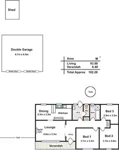 Floorplan of Homely house listing, 9 Swann Street, Angaston SA