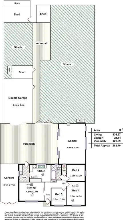 Floorplan of Homely house listing, 32 Natalie Avenue, Salisbury SA 5108