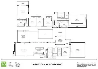 Floorplan of Homely house listing, 9 Gristock Street, Coorparoo QLD 4151