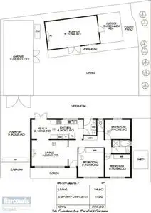 Floorplan of Homely house listing, 36 Quondong Avenue, Parafield Gardens SA 5107