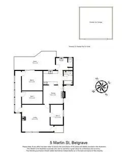 Floorplan of Homely house listing, 5 Martin Street, Belgrave VIC 3160