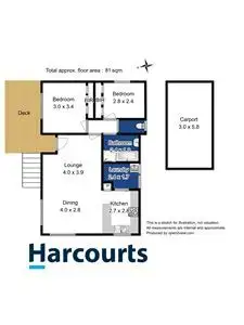 Floorplan of Homely villa listing, 2/15 Windhaven Court, Blackmans Bay TAS 7052