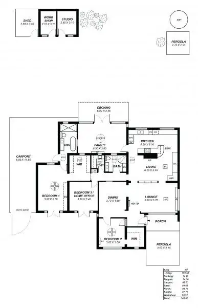 Floorplan of Homely house listing, 1C Francis Avenue, Fullarton SA 5063
