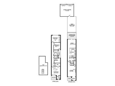 Floorplan of Homely townhouse listing, 2/382 Halifax Street, Adelaide SA 5000