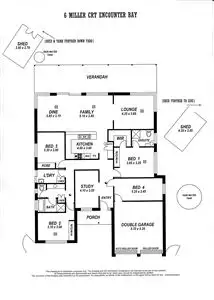Floorplan of Homely house listing, 6 Miller Court, Encounter Bay SA 5211