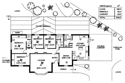 Floorplan of Homely house listing, 16 Acacia Road, Hawthorndene SA 5051