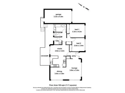 Floorplan of Homely unit listing, 1/31 Wilson Street, Berwick VIC