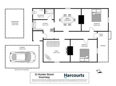 Floorplan of Homely house listing, 21 Hunter Street, Invermay TAS 7248
