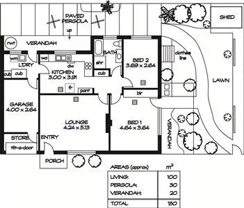 Floorplan of Homely unit listing, 5/5 Bakewell Street, Tusmore SA 5065