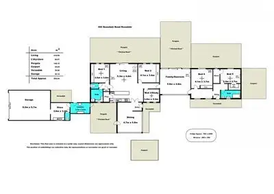 Floorplan of Homely house listing, 492 Rosedale Road, Rosedale SA 5350