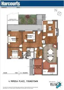 Floorplan of Homely house listing, 4 Mimosa Place, Youngtown TAS 7249