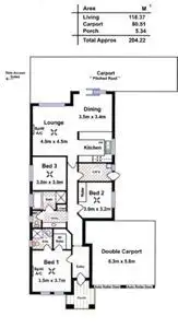 Floorplan of Homely house listing, 0 Birkett Street, Evanston SA 5116