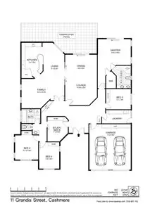 Floorplan of Homely house listing, 11 Grandis Court, Cashmere QLD 4500