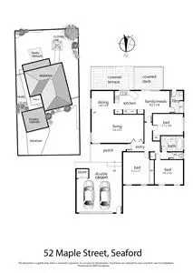 Floorplan of Homely house listing, 52 Maple Street, Seaford VIC 3198