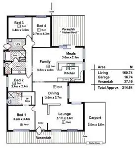 Floorplan of Homely house listing, 3 Seville Court, Craigmore SA 5114