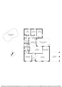 Floorplan of Homely house listing, 6 Bishop Court, Wantirna VIC 3152