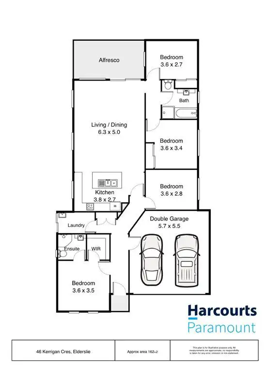 Floorplan of Homely house listing, 46 kerrigan crescent, Elderslie NSW 2570