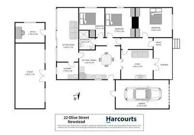 Floorplan of Homely house listing, 22 Olive Street, Newstead TAS 7250