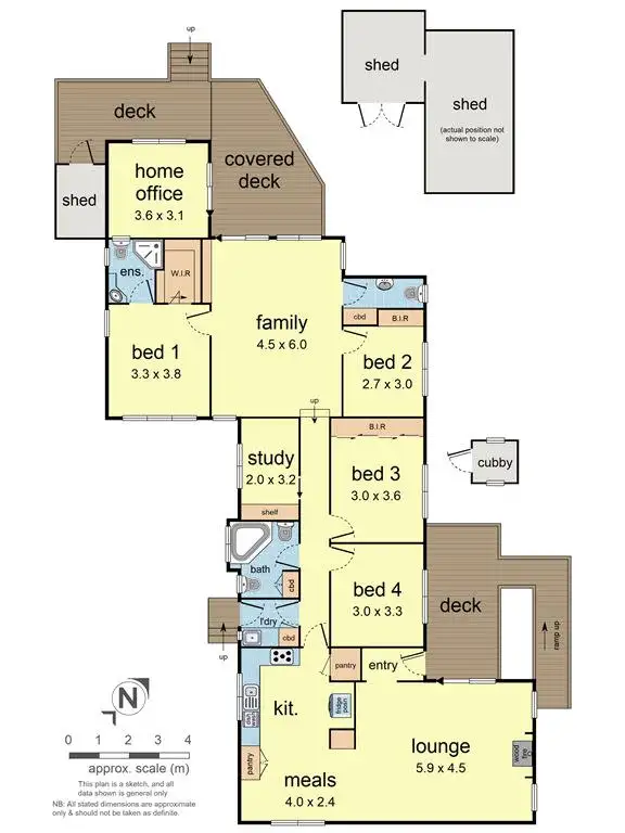 Floorplan of Homely house listing, 4 Duncan Avenue, Boronia VIC 3155