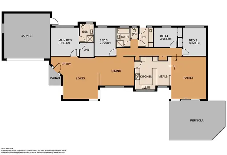 Floorplan of Homely house listing, 26 Luscombe Avenue, Carrum Downs VIC 3201