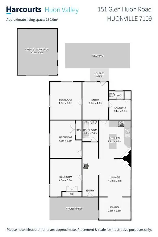 Floorplan of Homely house listing, 151 Glen Huon Road, Huonville TAS 7109