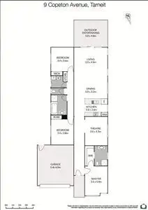 Floorplan of Homely house listing, 9 Copeton Avenue, Tarneit VIC 3029