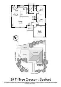 Floorplan of Homely house listing, 29 Ti-Tree Crescent, Seaford VIC 3198