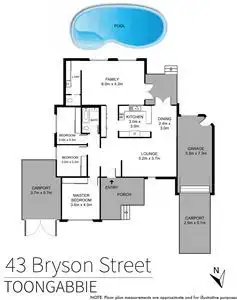 Floorplan of Homely house listing, 43 Bryson Street, Toongabbie NSW 2146