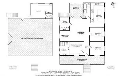 Floorplan of Homely house listing, 1 McGregor Street, Clayfield QLD 4011