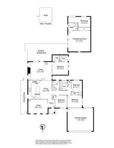 Floorplan of Homely house listing, 11 Hawksburn Crescent, Wantirna South VIC 3152