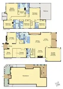 Floorplan of Homely house listing, 90 Gammage Boulevard, Epping VIC 3076