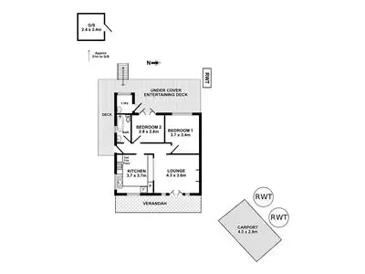 Floorplan of Homely house listing, 6 Sycamore Crescent, Hawthorndene SA 5051