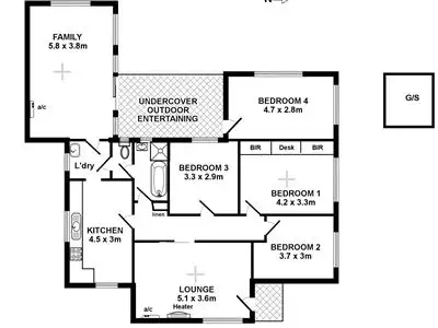 Floorplan of Homely house listing, 321 Brighton Road, North Brighton SA 5048